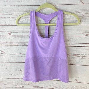 Fabletics Lavender Racerback Tank Top